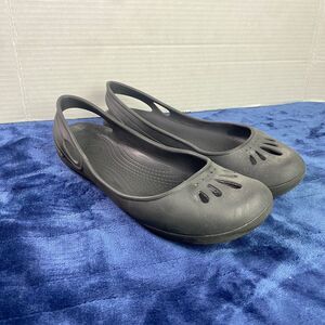 Crocs Women's Kadee Black Ballet Flats Comfort Slip-On Shoes‎ Size 10